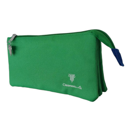Picture of AMBAR TRIPLE PENCIL CASE GREEN